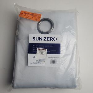 Sun Zero 2-Pack 100% Blackout Theater Grad Grommet Curtain 'Pearl' 80x63in #BT1